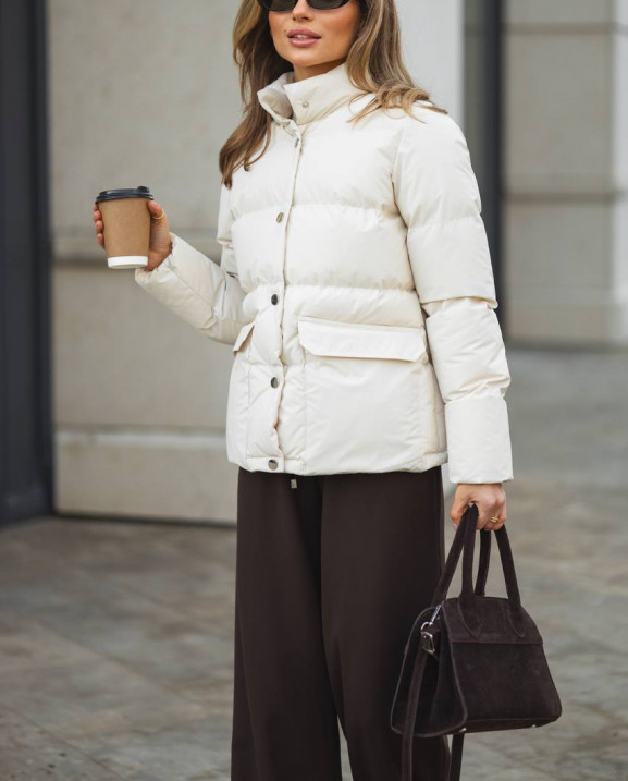 69 куртка пухова на кнопках